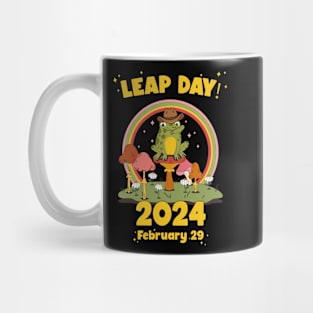 Funny Frog Leap Day Year 2024 February 29 Birthday Boy Mug